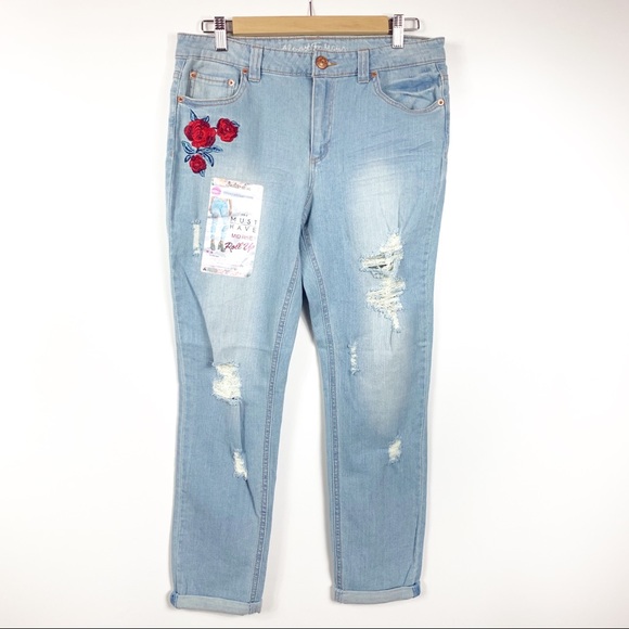 almost famous mid rise jeans